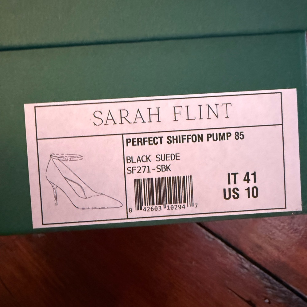 NWT Sarah Flint x Shiffon Perfect Pump - Picture 5 of 9
